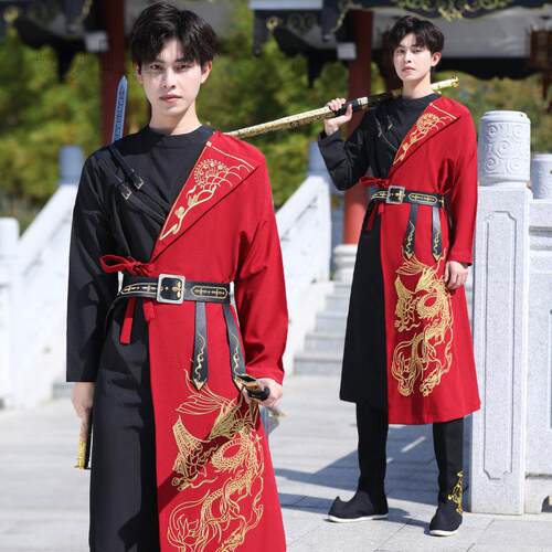 2025新款男长袖汉服锦衣卫刺绣含