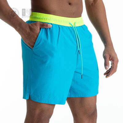 欧美男士爆款撞色沙滩裤防水速干