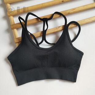 in吊带背心内衣显瘦美背克莱因蓝高强度运动健身瑜伽文胸BRA女