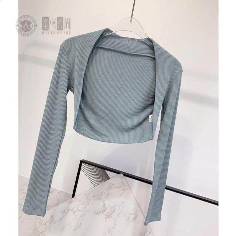 短款瑜伽披肩速干上衣女