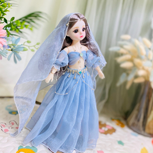 可定制尺寸舞姬西域公主6分bjd娃娃衣服装30cm胖娃娃玩具玩偶套装
