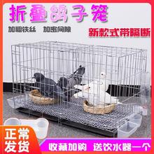 带隔断鸟笼捕金属笼子家用屋鸽子笼2