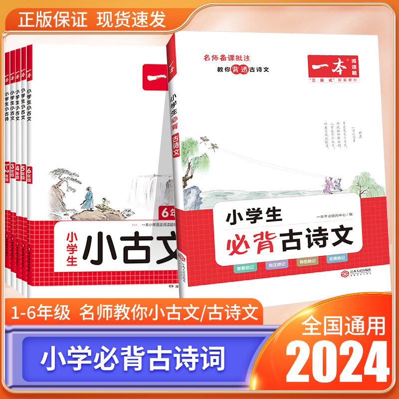 2024新版小学古诗词必背人教版一年级二年级小古文必读三年级四年级五年级六年级语文古诗文小学生课内外阅读拓展训练专项名师讲解属于什么档次？