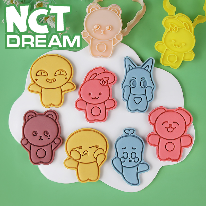 NCT DREAM卡通饼干模具李楷灿罗渽民应援曲奇模具创意按压烘焙模