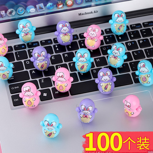卡通萌萌兔迷你不倒翁