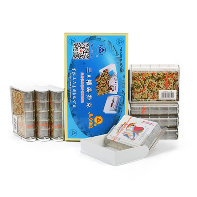 三a厂家直销批发加厚塑盒扑克牌