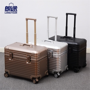 摄影拉杆箱全铝镁合金上翻盖20寸相机箱横版机长箱男登机行李箱女