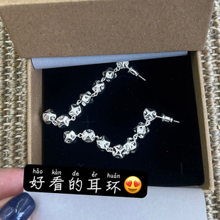 WXLSTUDIO吾小历璀璨流苏耳坠耳环女方圆脸显脸小高级感简约耳饰