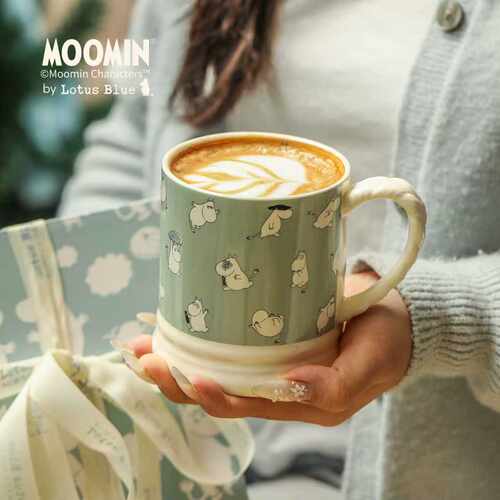 芬兰moomin姆明马克杯陶瓷杯子水杯家用泡茶杯圣诞礼物送礼伴手礼