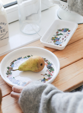 芬兰姆明moomin餐碗餐盘杯菜盘套装杯子碗盘子平盘碟餐具盘碟礼物