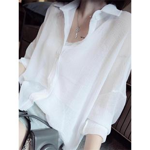 春夏季新款雪纺衫外套新2026防晒宽松衣薄纱短小披肩年上衣bf