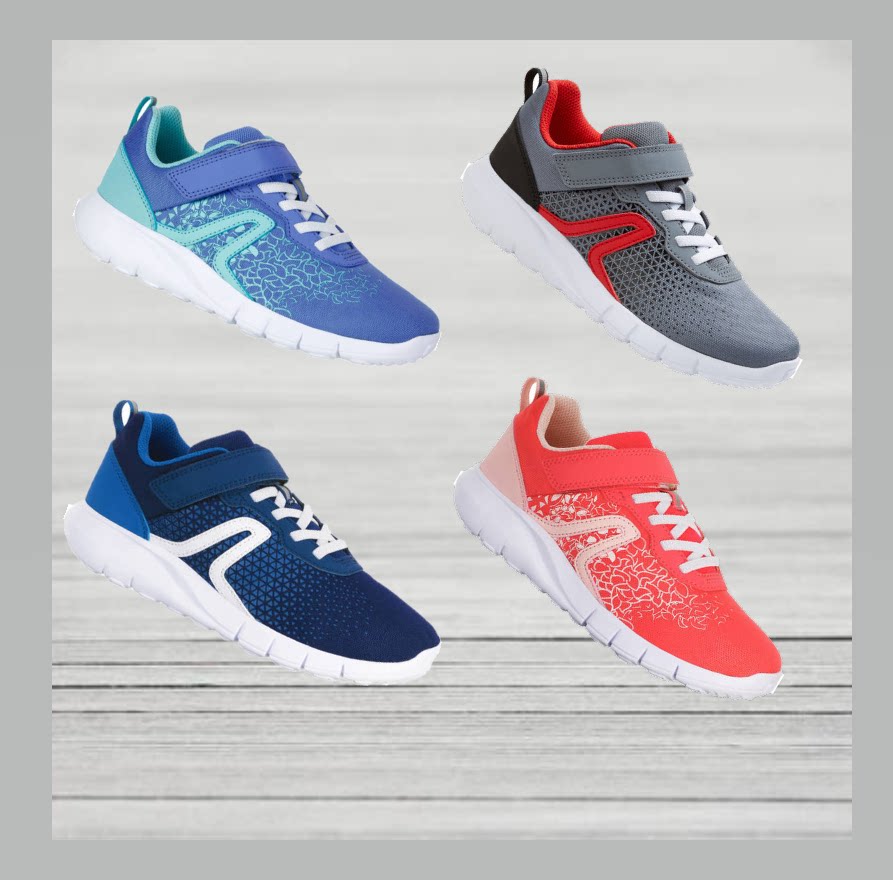 迪卡侬 newfeel儿童男孩女孩步行运动鞋轻便防泼水软底休闲健走鞋