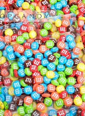 DIY14mm趣味彩虹豆子双面扁散珠串珠diy手工串珠钥匙扣饰品配件