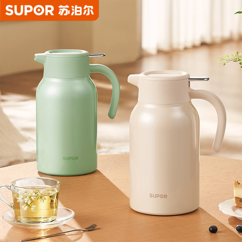苏泊尔保温壶大容量热水瓶家用2025新款保温水壶不锈钢开水瓶暖壶