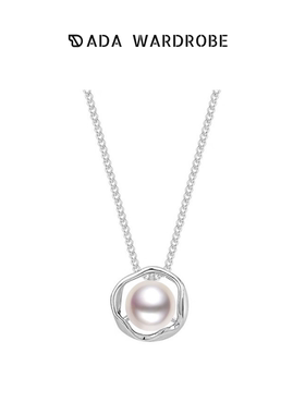 纯银珍珠项链ins锁骨链女