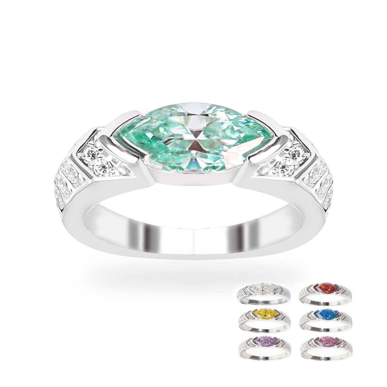 WIC男女通用925银原创设计戒指