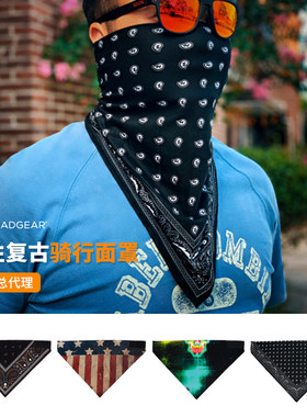 现货zan腰果骷髅哈雷骑行面罩