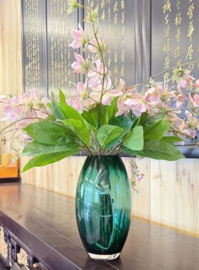 碧影高颜值大花瓶简约现代轻奢艺术插花器高档酒店客厅