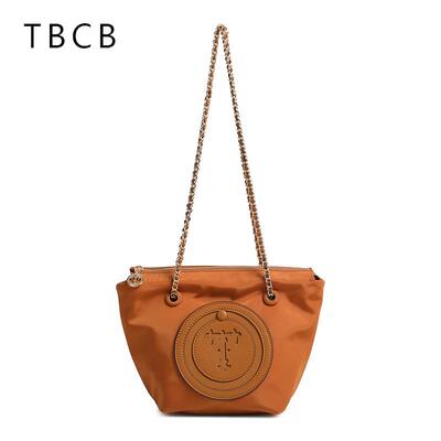 轻便大容量链条包TBCB斜跨托特包