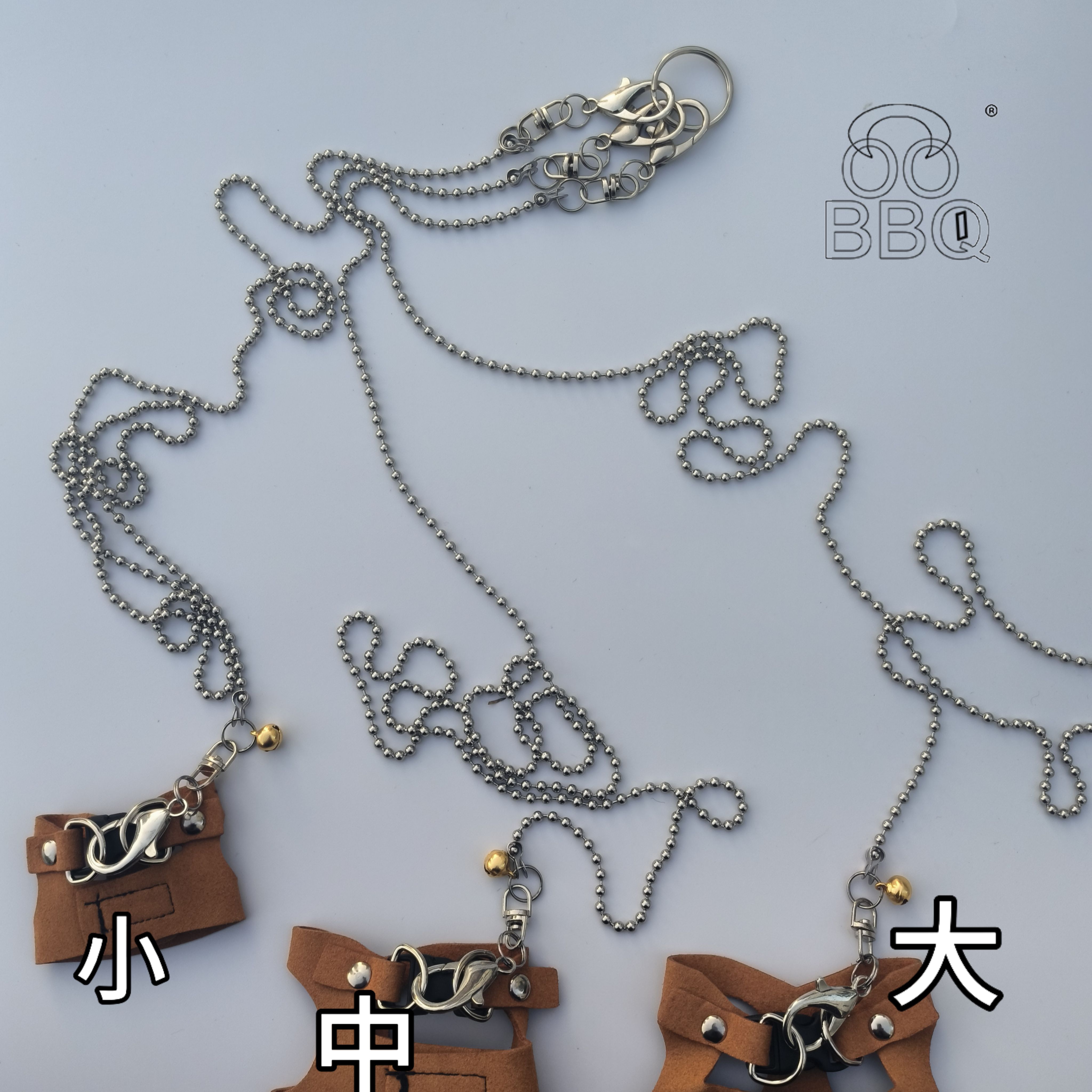 多只松鼠牵引绳可拆卸魔王貂外出防咬断遛鼠神器小宠牵引绳