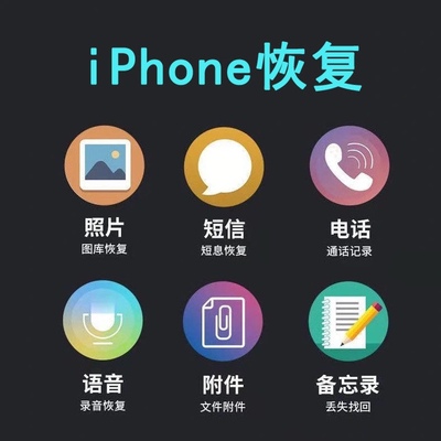 iPhone苹果手机数据恢复照片图片相册相机聊天记录删除误删服务