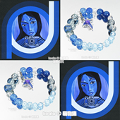 Ian Asher应援手链kandi手串Digi Cam跨年DJ广州风暴电音节礼物