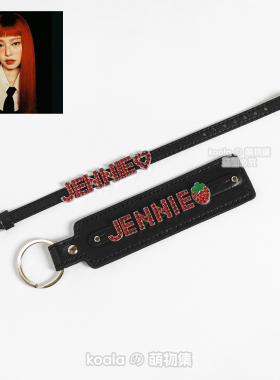 JENNIE应援手链金珍妮Solo周边字母手串可定制Blackpink女团粉墨