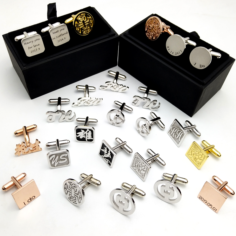 定制袖扣男士法式袖口钉高端礼物