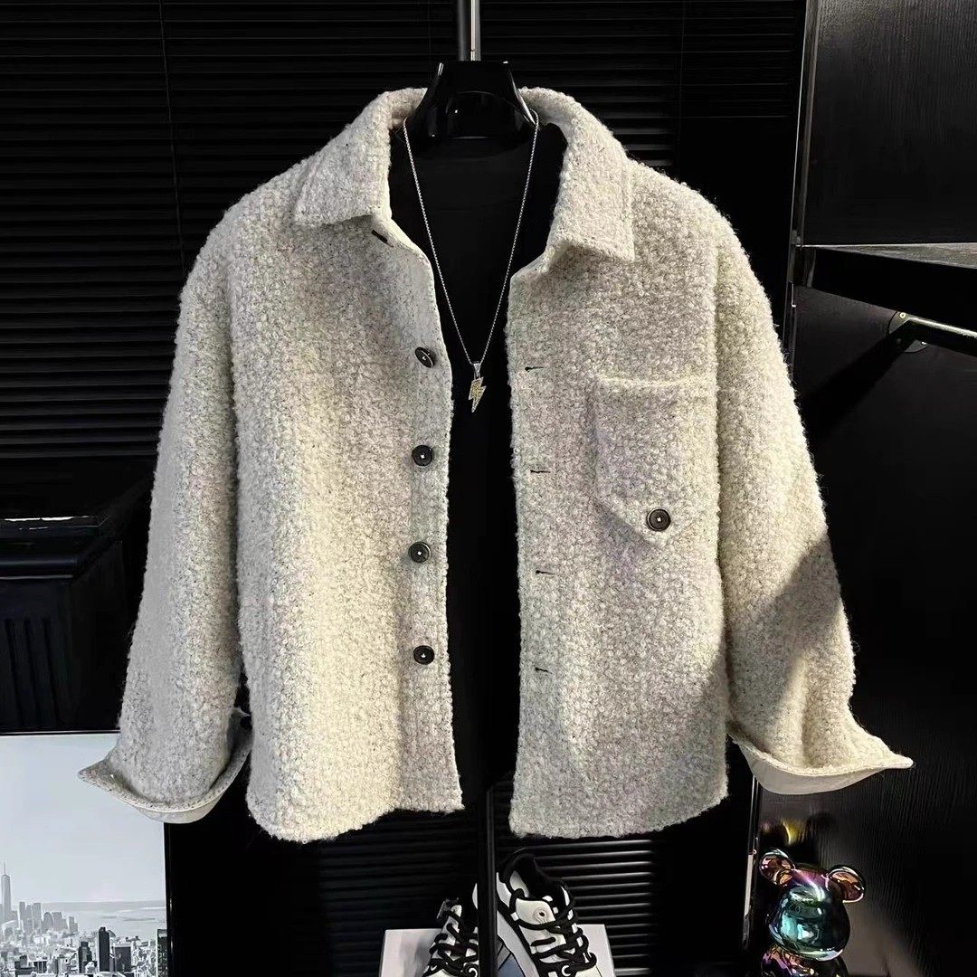 小香风外套男春秋美式高街潮牌痞帅时尚轻奢休闲个性宽松百搭夹克,男装,夹克,淘宝优惠券,粉丝福利购,淘宝优惠卷