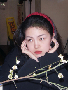 红色波浪高颅顶发箍女2025新款高级感女款洗脸的头箍发捆发卡头饰