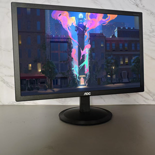 19.5寸原装 900直面屏护眼支持VGA接口 AOCi2080显示屏1440