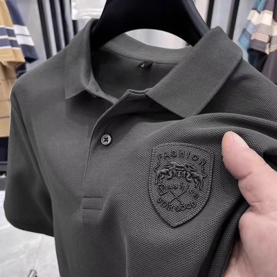 清仓捡漏男士polo衫短袖t恤翻领商务男装休闲百搭刺绣体恤衫上衣