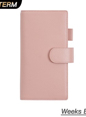 Moterm Elite简约风Weeks定页手帐封皮荔枝纹头层牛皮Hobo书衣