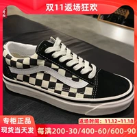 Vans Anheim Old Skool 36 DX Классическая черно -белая шахматная кастрюля мужская женская женская обувь VN0A38G2OAK
