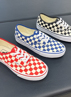 VANS AUTHENTIC棋盘格低帮男女款帆布鞋板鞋VN000EGAAMQ/EGAY28
