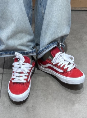 VANS范斯Skate Old Skool本命年红色低帮男女鞋滑板鞋VN000D5RY52