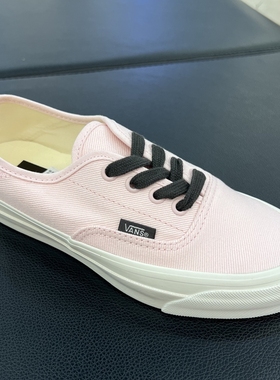 VANS Premium高阶Authentic 44粉色女款低帮休闲板鞋VN000DA6PNK