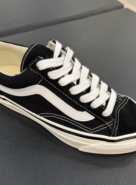 VANS范斯高阶Premium Old Skool 36经典黑白休闲板鞋VN000E8VBPT