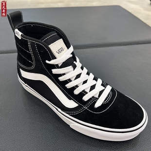 Vans范斯Ashwood Hi Decon黑色复古高帮男鞋休闲板鞋VN000D93BA2