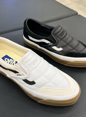 VANS Premium Slip On低帮皮质男女板鞋懒人鞋VN000Z62BA2 Z62YB2