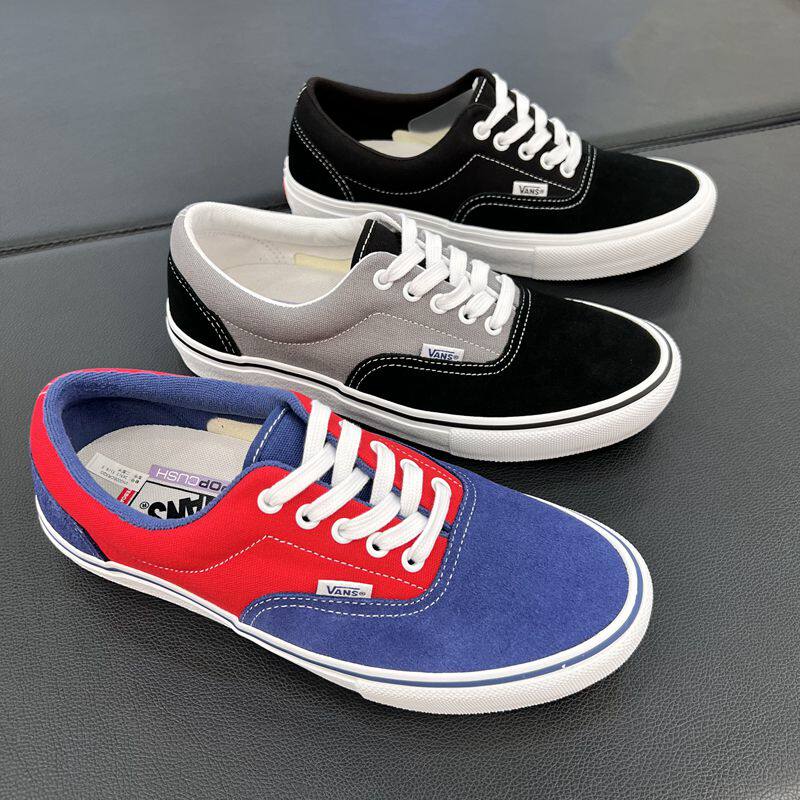 VANS ERA PRO黑白低帮男女鞋滑板鞋VN000ECRBA2/VN000ECR3QG