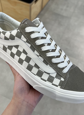 现货VANS Style 36绿色棋盘格男女鞋低帮板鞋休闲鞋VN0A3DZ3C2Y