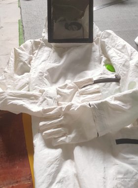 超轻充气款3斤防蜂服布料加厚6层防刺穿抓金环红娘爬树地马蜂衣服