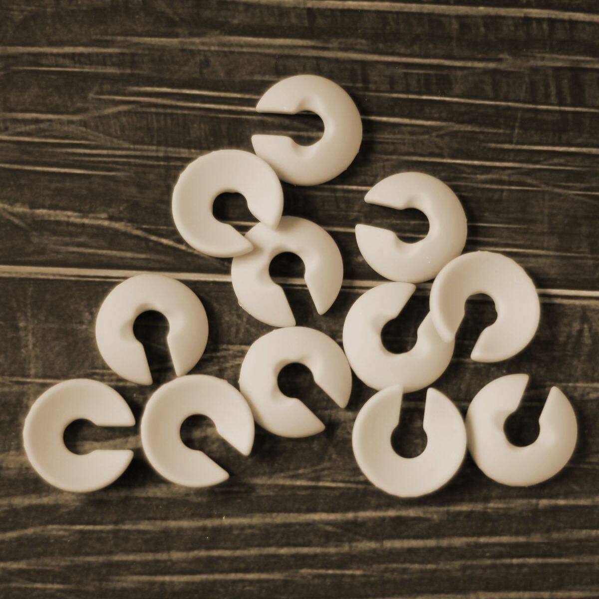 BJD脖卡三分四分六分防皮筋回缩通用脖卡垫片胶皮头树脂头防压件