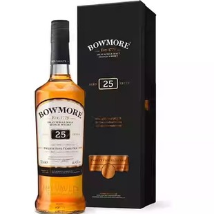 Bowmore波摩25年苏格兰单一麦芽威士忌原装原瓶700ml正品行货