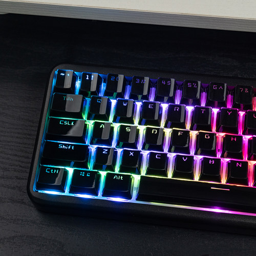 水晶半透键帽大全套134键OEM高度