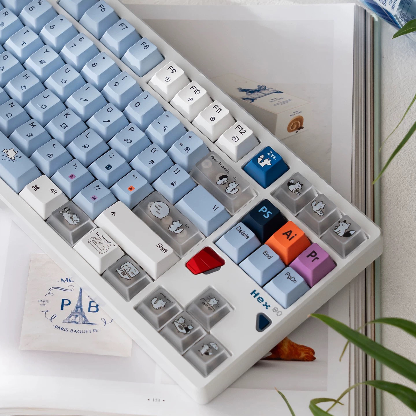 职场牛马狐键帽大全套PBT热升华