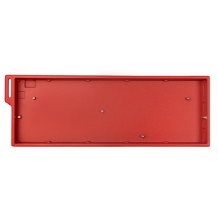 64等 白客制化机械键盘套件外壳铝合金喷粉适配61 薄荷糖H60红 黑