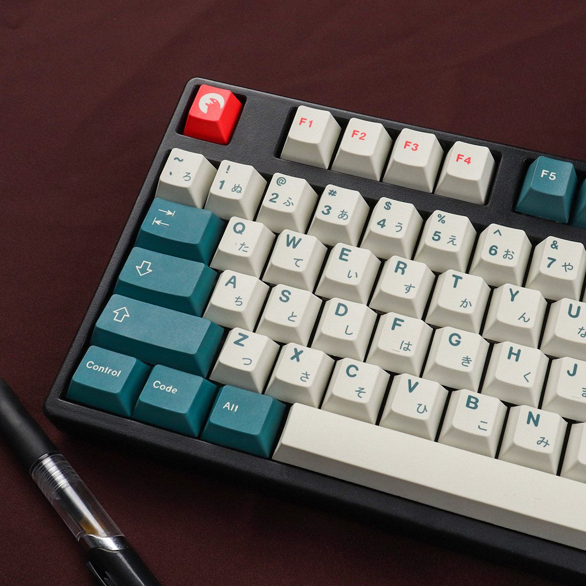 GMK KAIJU MONSTER KEYCAPS GREEN ORIGINAL FACTORY HEIGHT LARGE FULL SET PBT SUBLIMATION MECHANICAL KEYBOARD CAPS 87|104