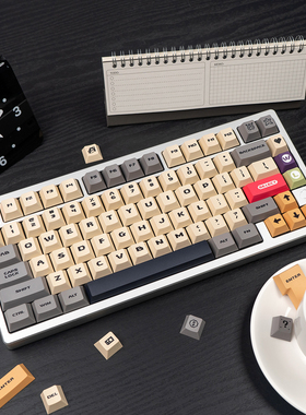 GG外设超级玛丽灰黄/白色机械键盘键帽PBT热升华原厂适配wooting